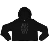 Don't Cry Crop Hoodie