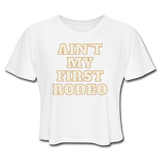 Rodeo Women's Crop - white