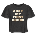 Rodeo Women's Crop - deep heather