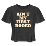 Rodeo Women's Crop - deep heather